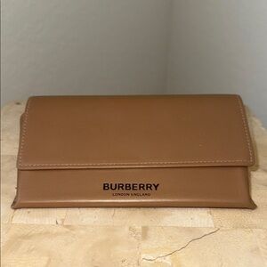 Burberry Camel Leather glasses holder
